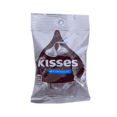 KISSES HERSHY MILK BOLSITA 1.55OZ X24 (E)