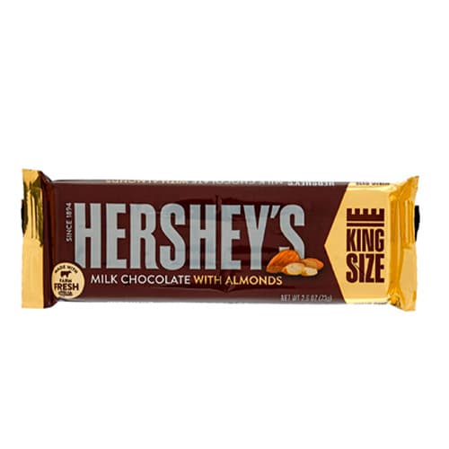 HERSHEYS MILK CHOCO KING SIZE 2.6/18 (E)