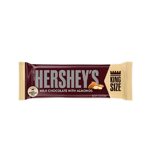 HERSHEYS ALMOND CHOCKING SIZE X18 (E)