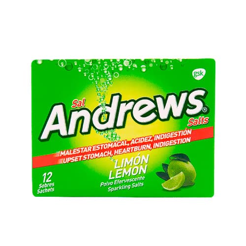 ANDREWS LIMON X 12 SOBRES (E)
